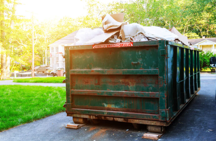 10 Cubic Yard Dumpster, Wellington Junk Removal and Trash Haulers